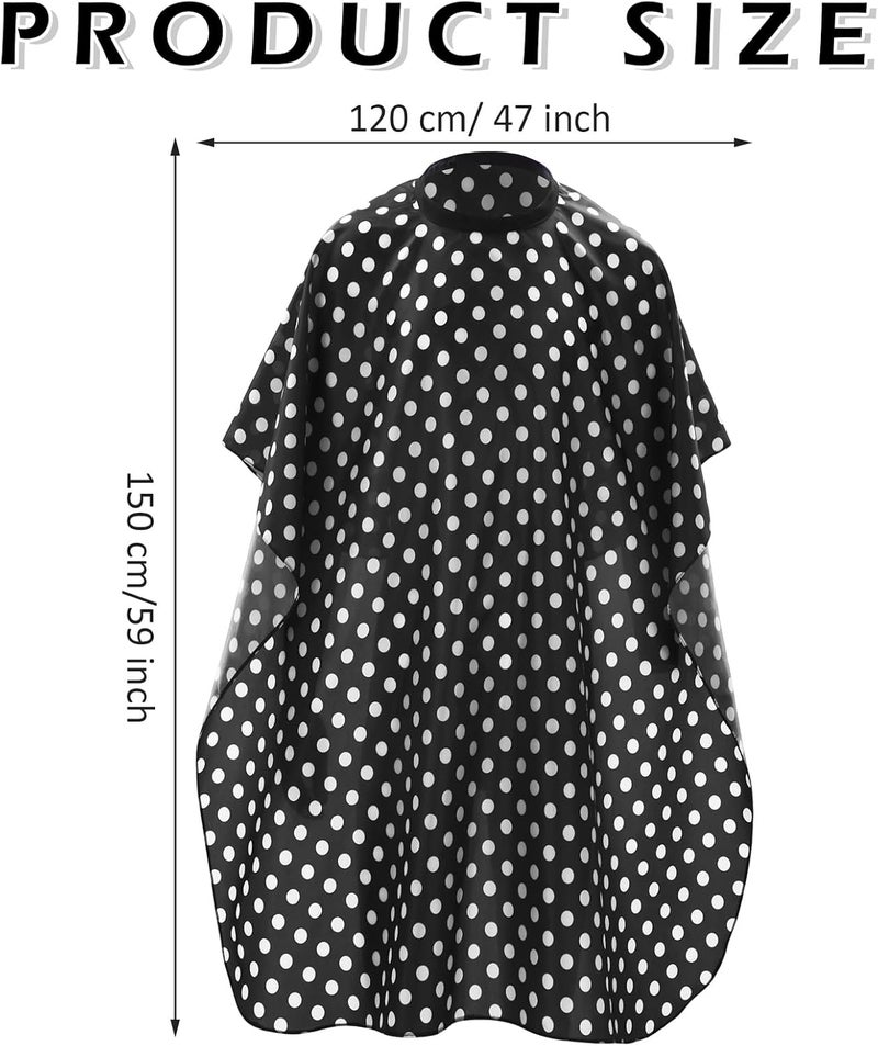 Foaincore 12 Pcs Shampoo Capes for Salons Waterproof Barber Capes for Hair Stylist 59" x 47" with Adjustable Snap Closure - Image 2